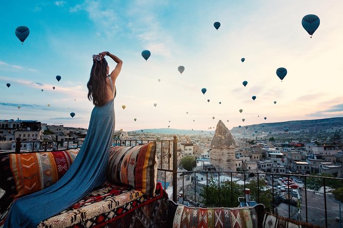 10 Days Turkey Tour to Istanbul, Cappadocia, Antalya, Ephesus - Red Valley and Derinkuyu show Cappadocia from below