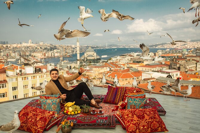 All Inclusive Full Day Luxury Istanbul Photo Shoot Tour - Karakoy brings umbrellas, cafes, and older buildings