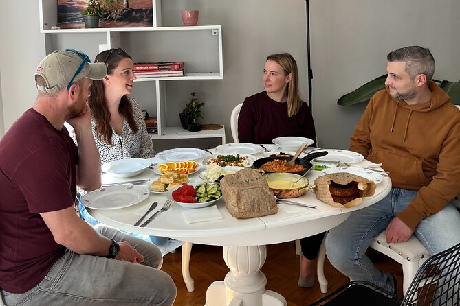 Authentic Turkish Antioch Breakfast with Local Sisters - Stirring together muhlama, also called kuymak