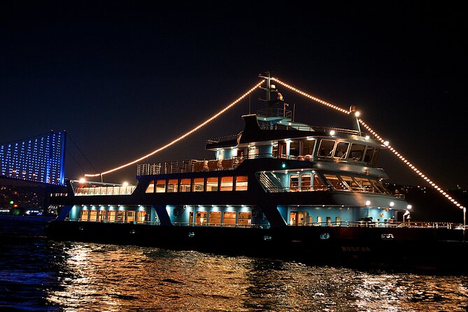 Bosphorus Dinner Cruise & Entertaintment & Private Table & Wi-Fi - Dolmabahçe Palace from the water