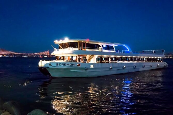 Bosphorus Dinner Cruise Tour With Turkish Night Show - Dolmabahçe Palace from the water