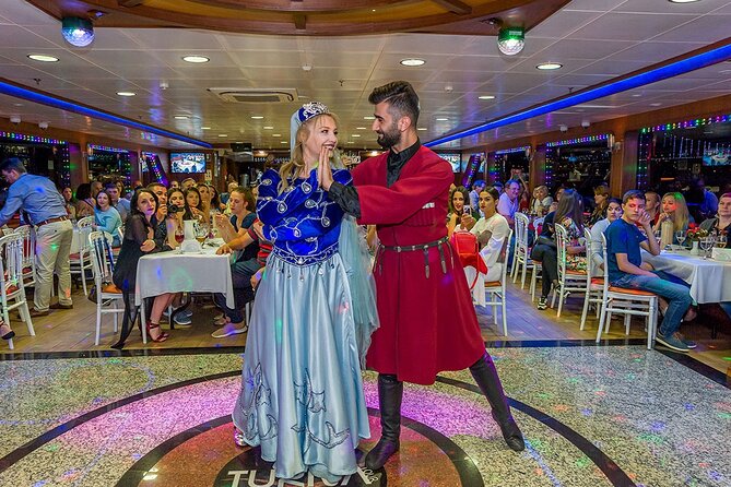 Bosphorus Dinner Cruise with Folklore Show & Belly Dancers - From Kabataş port to an evening on the water