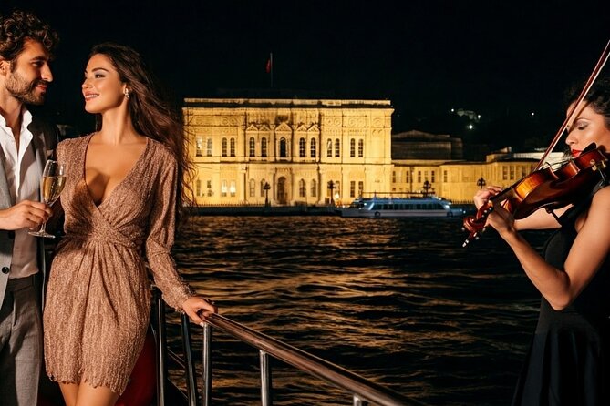 Bosphorus Night Cruise with Luxury Yacht - The Fatih Sultan Mehmet Bridge and Anadolu Hisarı