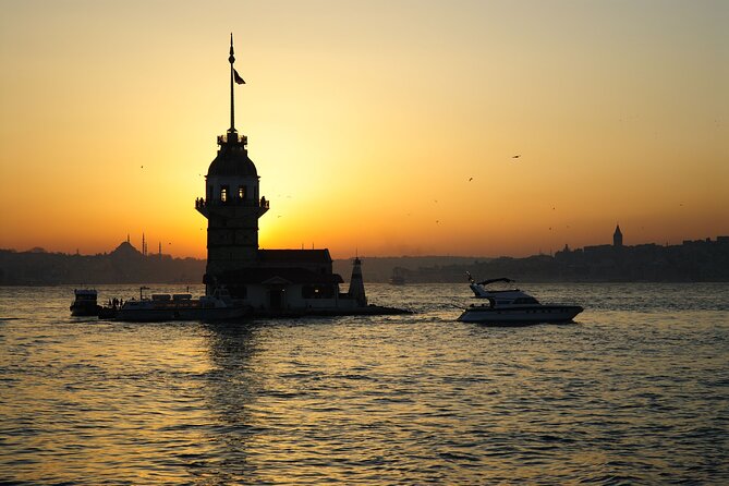 Bosphorus Private Sunset Cruise on a Yacht with Wine - Dolmabahçe Palace from the Bosphorus