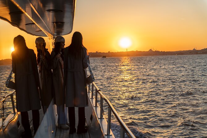 Bosphorus Sunset Cruise on Luxury Yacht with Transfers - Ortaköy Mosque and the first bridge