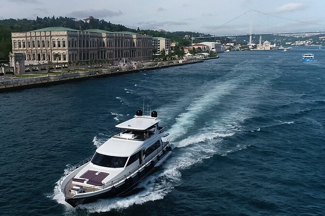 Bosphorus Yacht Cruise Experience: Visit the Asian Side - Heading north past Dolmabahçe and Ortaköy