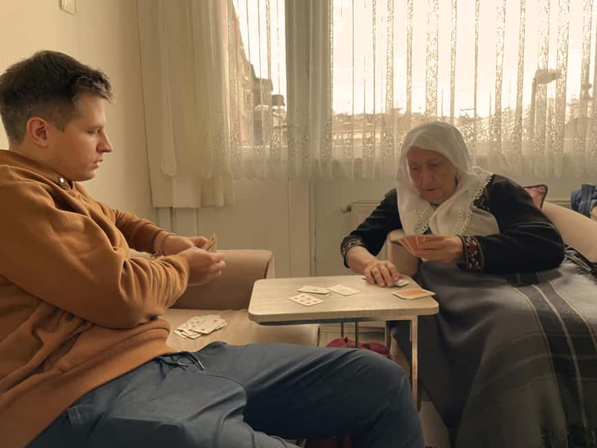 Card Game and Afternoon Turkish Tea with Local Grandma - Who will enjoy this most