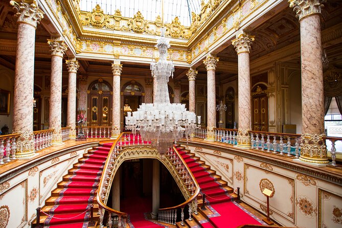 Dolmabahce Palace Skip the Ticket Line Entry with Audio Guide - Gardens and Bosphorus views outside