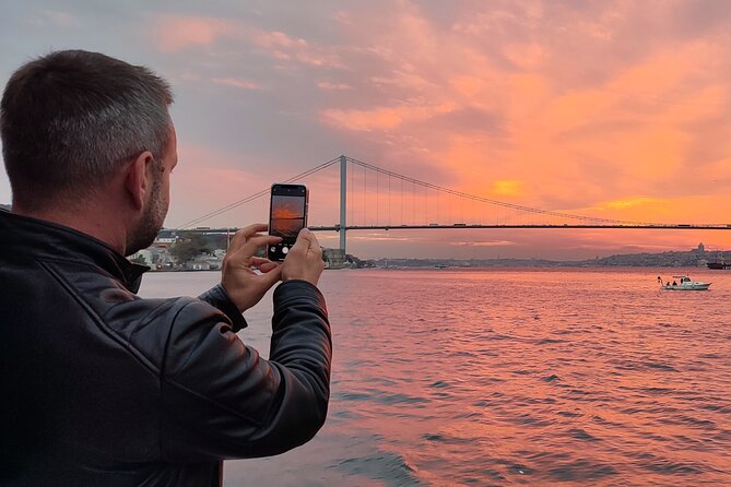 Escape the Crowds: Relaxing Sunset Cruise for 35 Guests or Less - Dolmabahçe Palace and the grand European shore