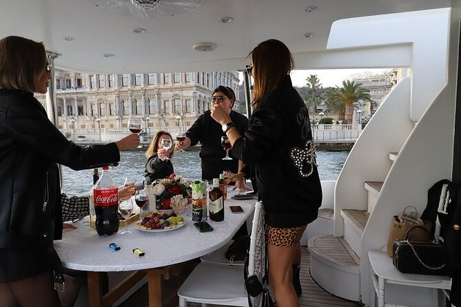 Exclusive Luxury Yacht Bosphorus Sightseeing Cruise in Istanbul - Galata Tower and the first waterfront views