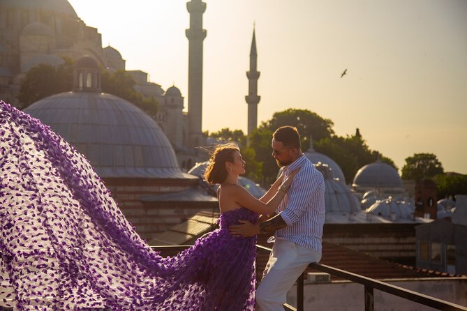 Flying Dress Photography on an Iconic Rooftop in Istanbul - What the $128.22 price really covers