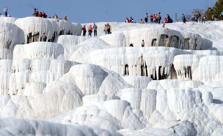From Istanbul: Pamukkale Day Trip without Flights - Walking across the Cotton Castle