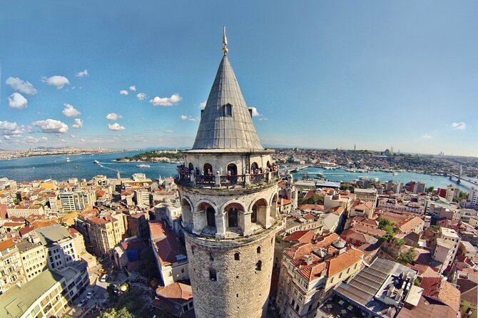 Galata Tower - Fener-Balat Neighborhoods & Golden Horn by Ferry - Galata Tower and the view over Istanbul