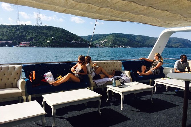 Guided Bosphorus & Black Sea Cruise – 4 Stops from Istanbul - A long view of Istanbul from the Bosphorus