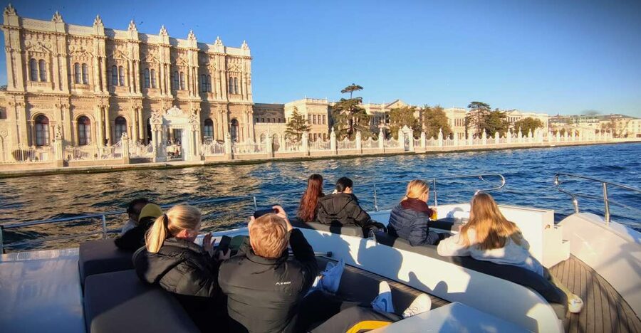 Guided Dolmabahce Palace Tour with Bosphorus Sunset Cruise - A short stop at the Bezm-i Alem Valide Sultan Mosque