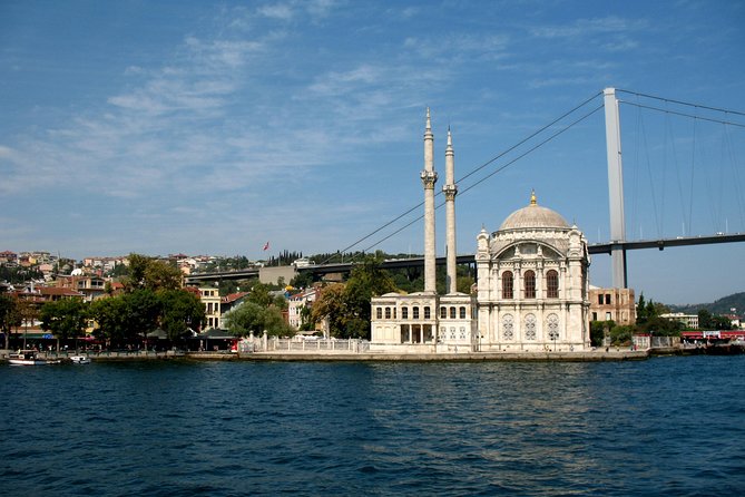Half-Day Bosphorus Cruise to Black Sea from Istanbul with Lunch - Ottoman palaces and towers from the water