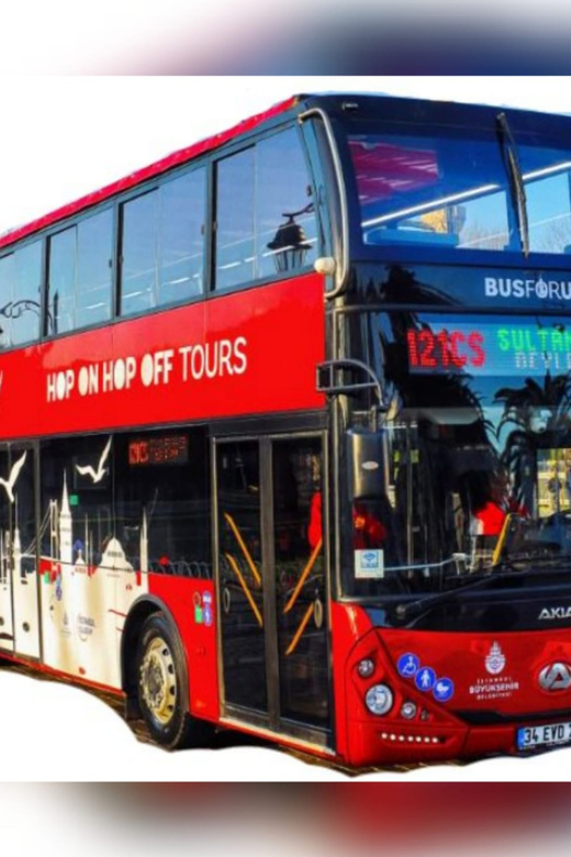 Istanbul: 48-Hour Hop-On Hop-Off Double Decker Bus Ticket - Stop 1 through stop 7: the red section