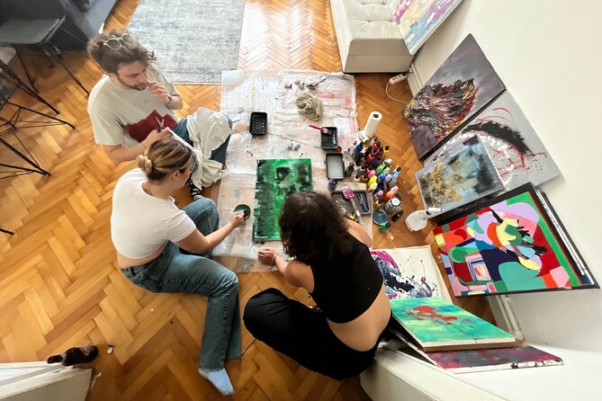 Istanbul Art Escape Wine and Paint at Local's Home - How the two and a half hours may feel