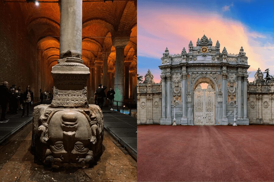 Istanbul: Basilica Cistern & Dolmabahce Palace Combo Ticket - Two very different windows into Istanbul