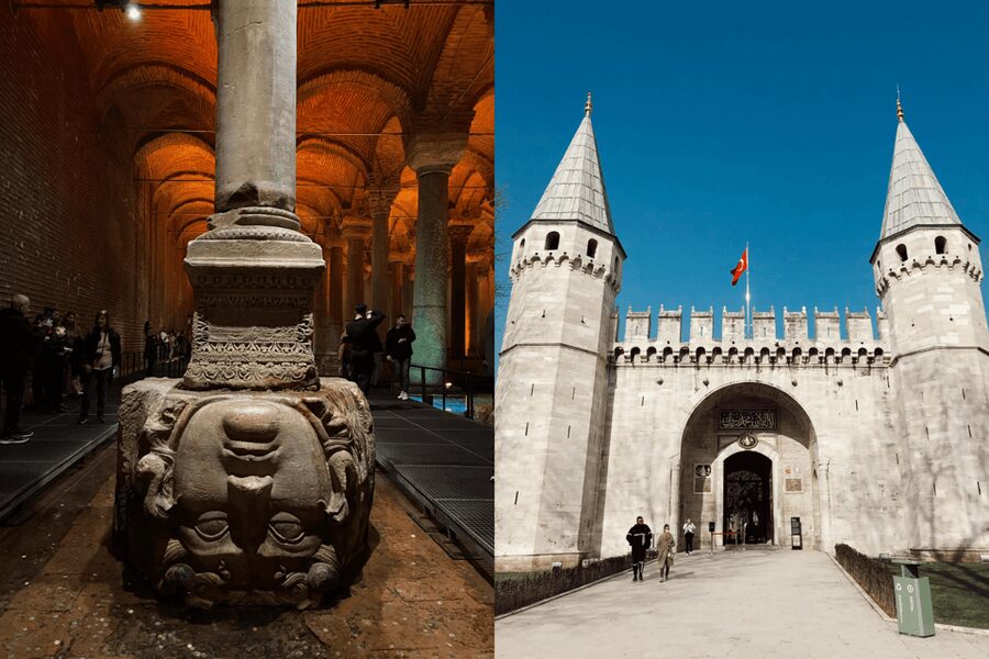 Istanbul: Basilica Cistern & Topkapi Palace Combo Ticket - Descending into the Basilica Cistern