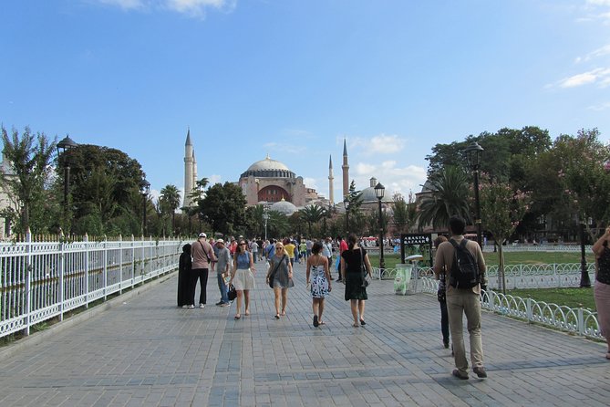 Istanbul: Blue Mosque & Hagia Sophia Small-Group Tour with ticket - The Blue Mosque, from courtyard to prayer hall