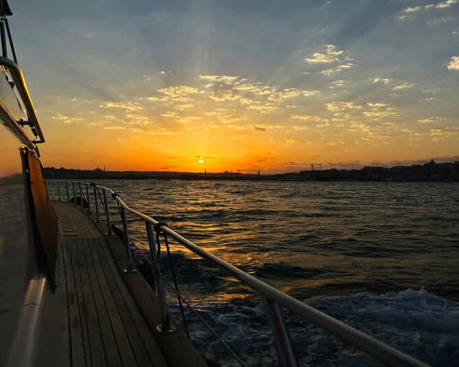 Istanbul: Bosphorus and Golden Horn Sunset Yacht Cruise - Dolmabahçe and Ortaköy from the European shore