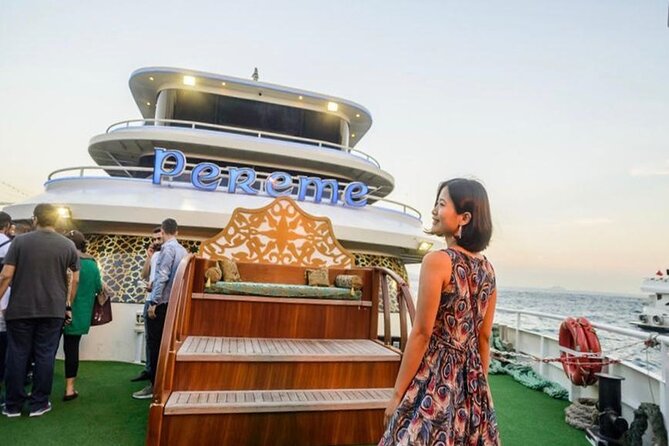 Istanbul Bosphorus Cruise Dinner, Drinks & Show with Pickup - Palaces, bridges, and fortresses from the water