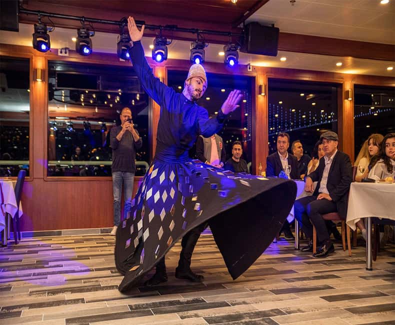 Istanbul Bosphorus Dinner Cruise Tour - Private Table - From hotel pickup to the 20:30 departure