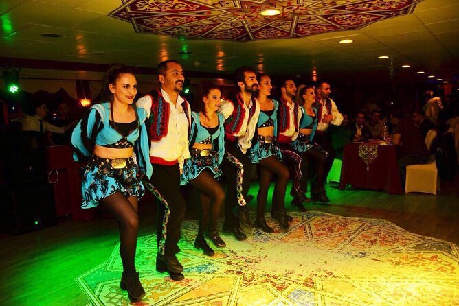 Istanbul Bosphorus Dinner Cruise Turkish Night Show All inclusive - Maiden’s Tower on the way back