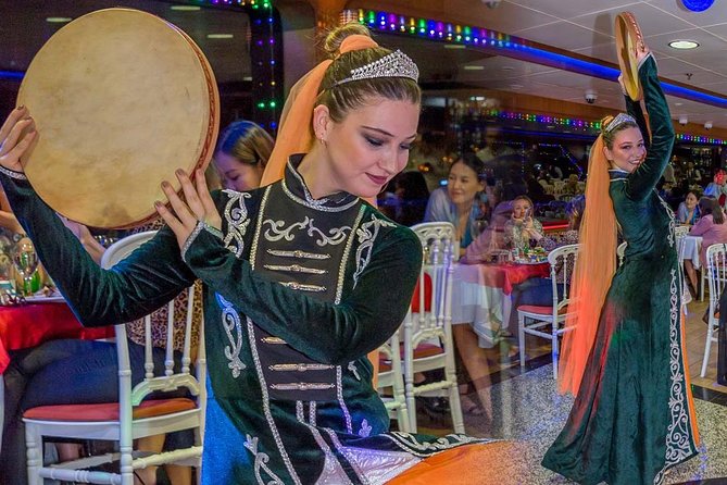 Istanbul Bosphorus Dinner Cruise with Turkish Show - The views after dark