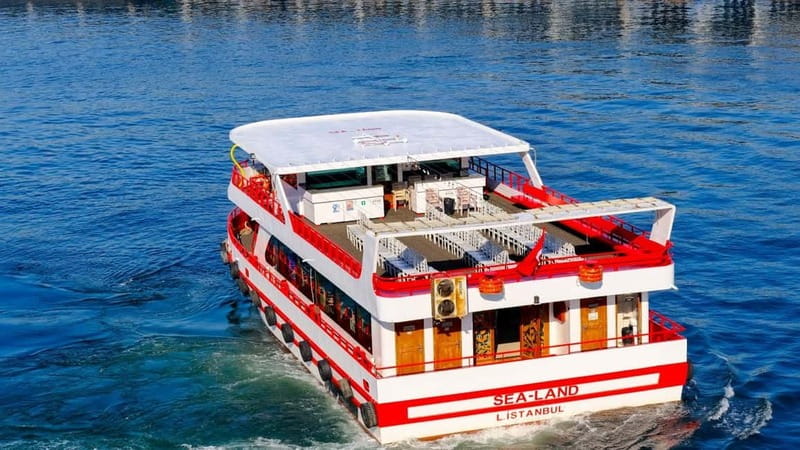 Istanbul: Bosphorus Sightseeing Cruise Tour with Audio Guide - Tea, seating, WiFi, and the practical comforts