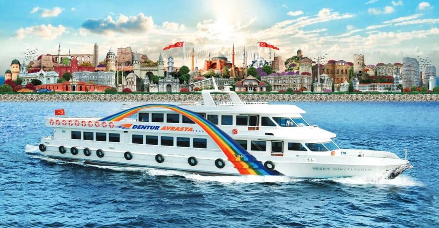 Istanbul: Bosphorus Sightseeing Cruise with Sunset Option - Upper deck views, indoor seats, and the wind