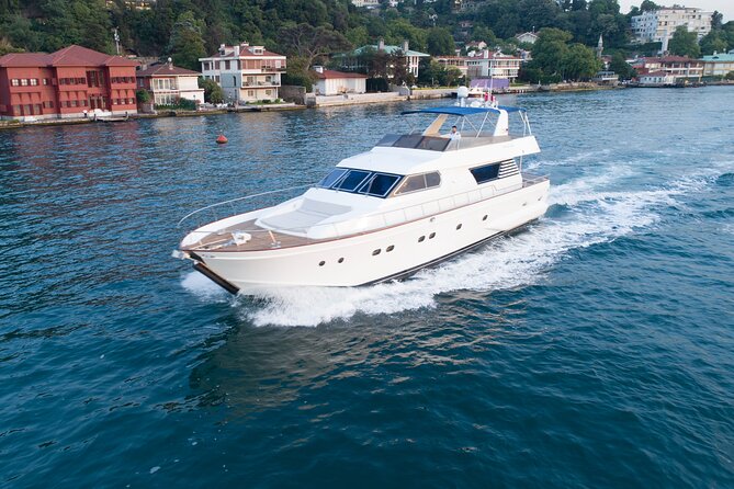 Istanbul Bosphorus Sunset Cruise on the Luxury Yacht - Bebek, Suada, and the quieter northern shore