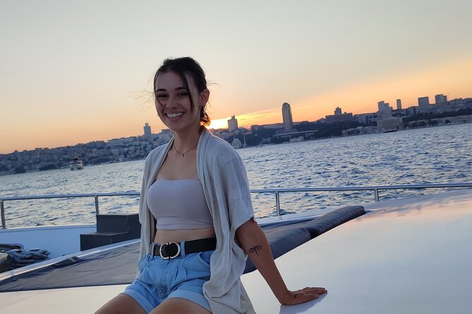Istanbul Bosphorus Sunset Cruise with Wine on a Luxury Yacht - Sailing past the European shore