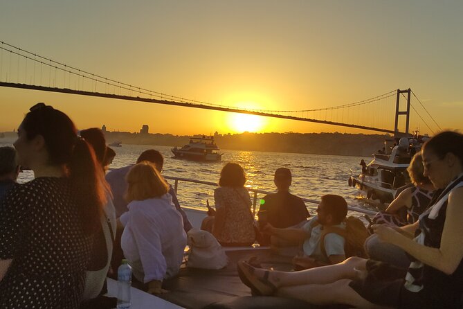 Istanbul Bosphorus Sunset Cruise with Wine on a Luxury Yacht - Bridges, the Golden Horn, and the old city