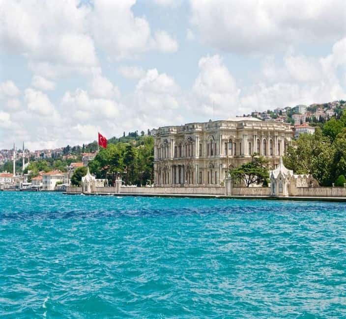 Istanbul Bosphorus Sunset Guided Cruise Tour - Watching Hagia Sophia, Topkapi Palace, and Galata Tower from the water