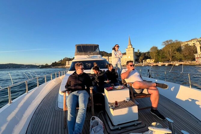 Istanbul Bosphorus Sunset Yacht Cruise - Ortaköy Mosque and the first Bosphorus bridge