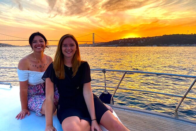 Istanbul Bosphorus Sunset Yacht Cruise With Live Guide And Snacks - Boarding near the Golden Horn