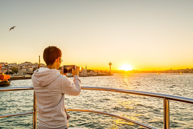 Istanbul Bosphorus Sunset Yacht Cruise with Snack and Refreshment - Dolmabahçe Palace from the Bosphorus