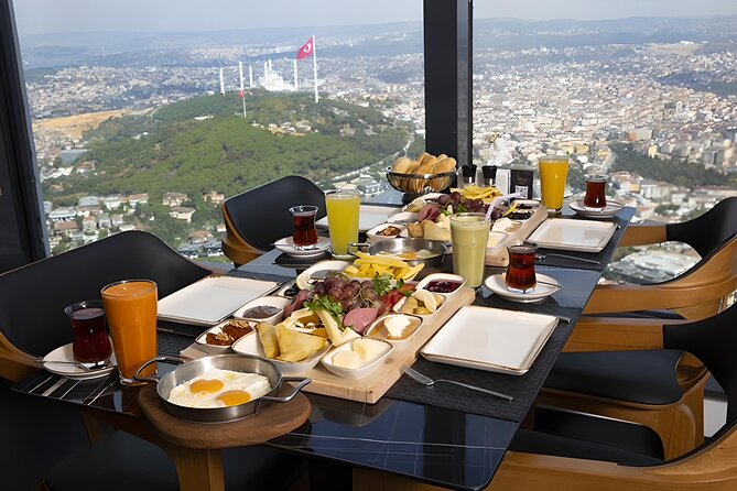 Istanbul Camlica Tower: Private Entry, Transfer & Dine Choices - The observation deck and the city below