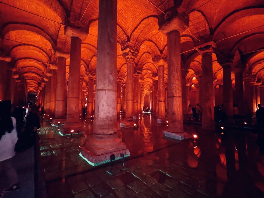 Istanbul: City Highlights Group Tour with Hagia Sophia Entry - The Basilica Cistern and its upside-down Medusas