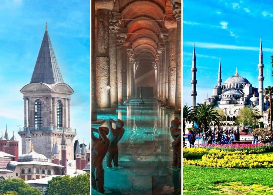 Istanbul Combo: Topkapi Palace & Basilica Cistern - Two landmarks, one sharp contrast