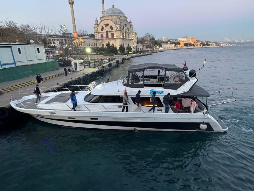 Istanbul: Daytime Bosphorus Yacht Cruise with Fruit & Snacks - Under the Bosphorus Bridge toward Bebek