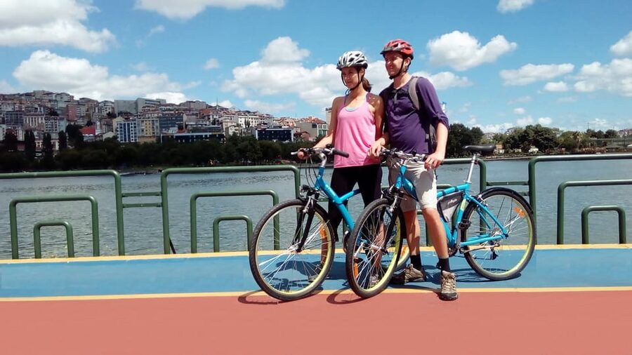 Istanbul: Eurasia Bike & Boat Half-Day Tour - The first boat gives you Istanbul’s grandest view
