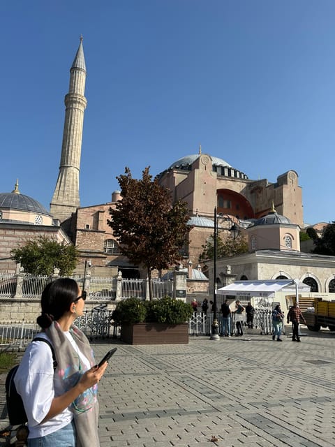 Istanbul: Hagia Sophia Ticket with Audio Guide & Blue Mosque - The security line is not optional