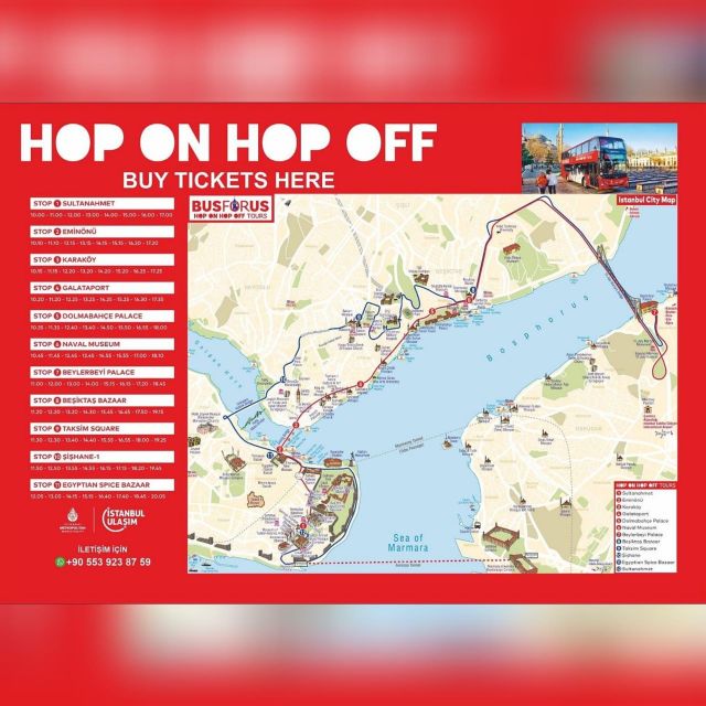 Istanbul Hop On Hop Off Bus24 Hours Ticket - Beylerbeyi Palace makes the route special