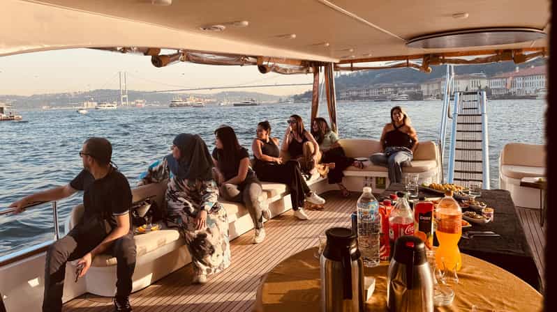 Istanbul: Morning or Sunset Cruise with Guide and Snacks - Dolmabahce Palace and the European shore