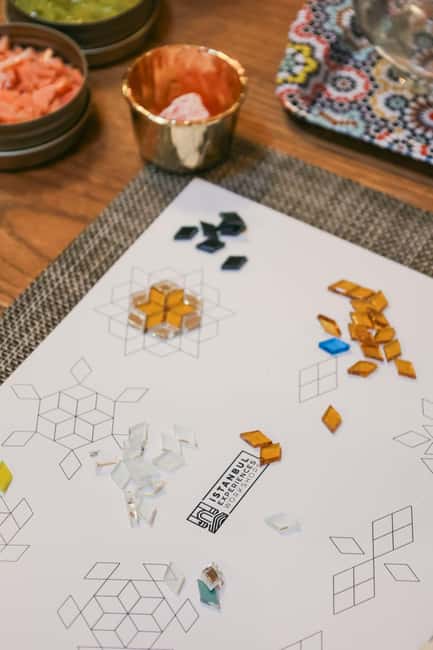 Istanbul: Mosaic Candle Holder Workshop - The opening lesson on Turkish mosaic craft