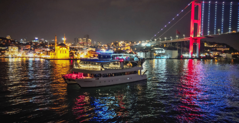 Istanbul: New Year's Eve Bosphorus Dinner Cruise Party 2026 - Folk dances, belly dancing, and the DJ