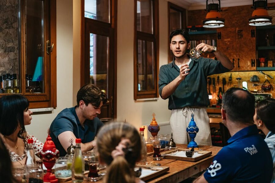 Istanbul:Original Turkish Mosaic Lamp Workshop w/ Snacks - Assembling and Packing Your Finished Lamp